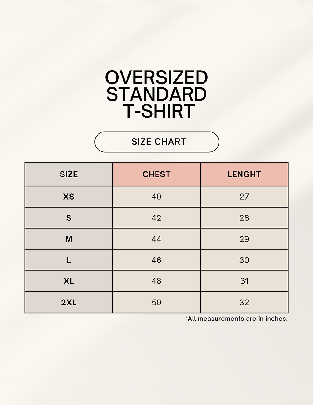 Unisex Oversized Standard T-Shirt
