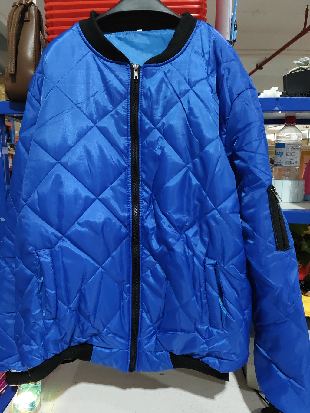 Men's Rhombus Design Casual Coat - Trendy Outerwear