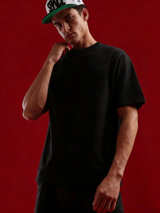 Oversized Black T-Shirts For Men And Women