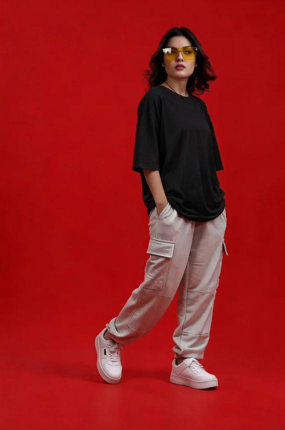 Oversized Black T-Shirts For Men And Women