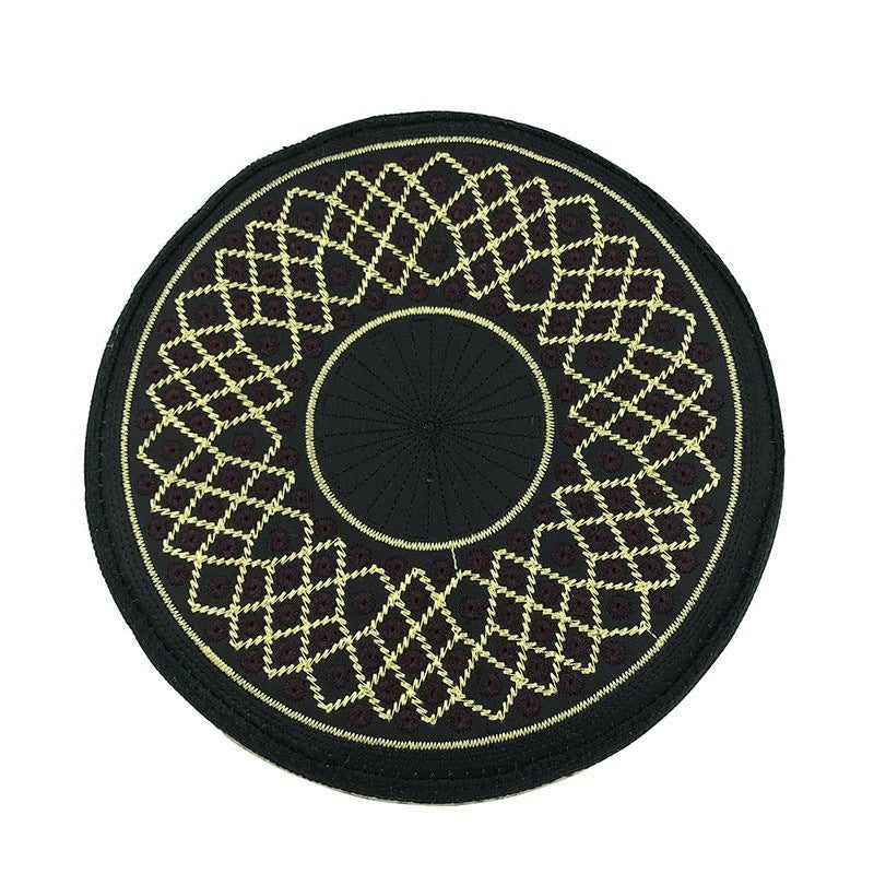 Men's Muslim Prayer Hat - Classic Islamic Kufi Cap