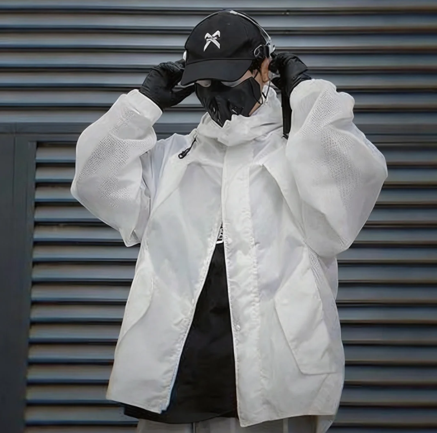 Men's Hooded Sun Protection Jacket - Lightweight UV Shield